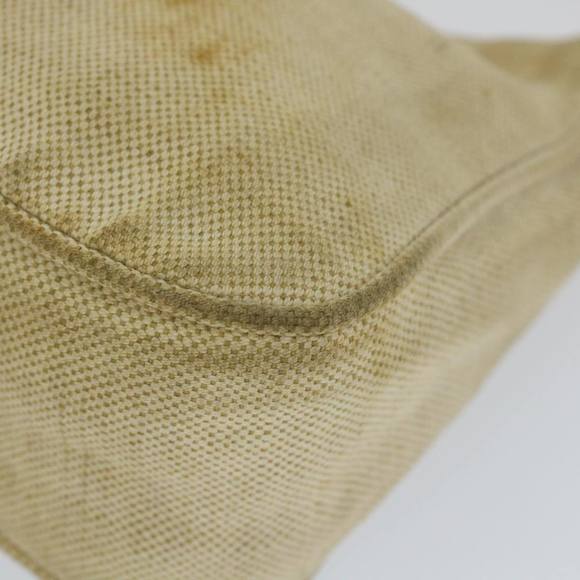 PRADA Sports Hand Bag Canvas Beige Khaki Auth as096 - Picture 9 of 16
